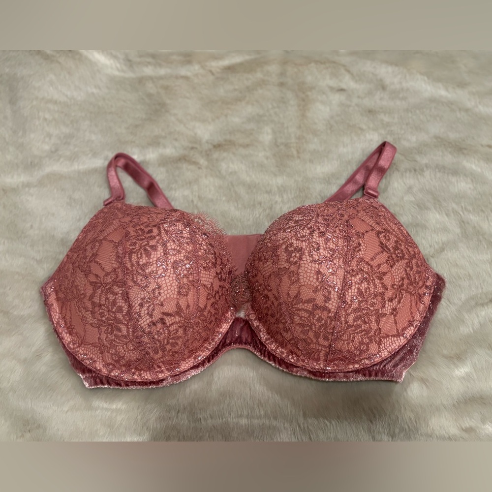 Dream Angels Victoria Secret push up rose gold 38D used condition